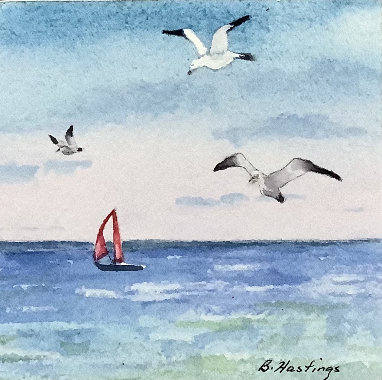 AT THE LAKE by Bonnie Hastings