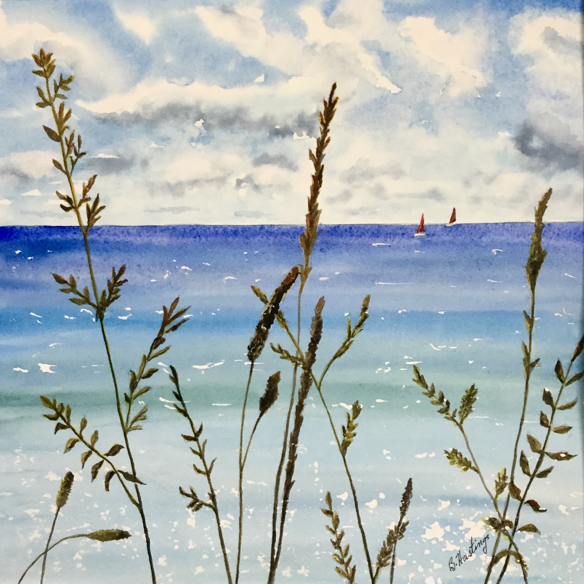 RED SAILS by Bonnie Hastings