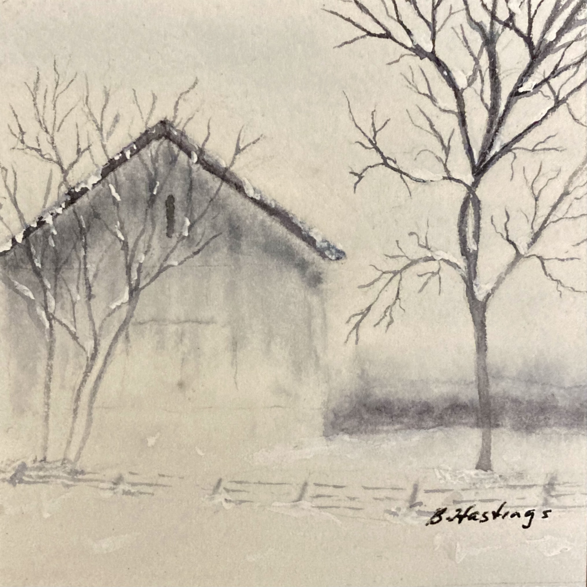 Misty Morning by Bonnie Hastings