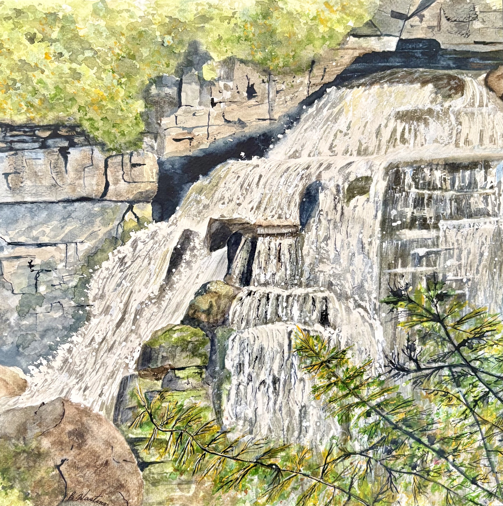 Click here to view Where the Water Roars by Bonnie Hastings